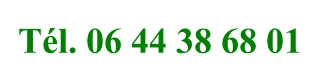 Tél. 06 44 38 68 01